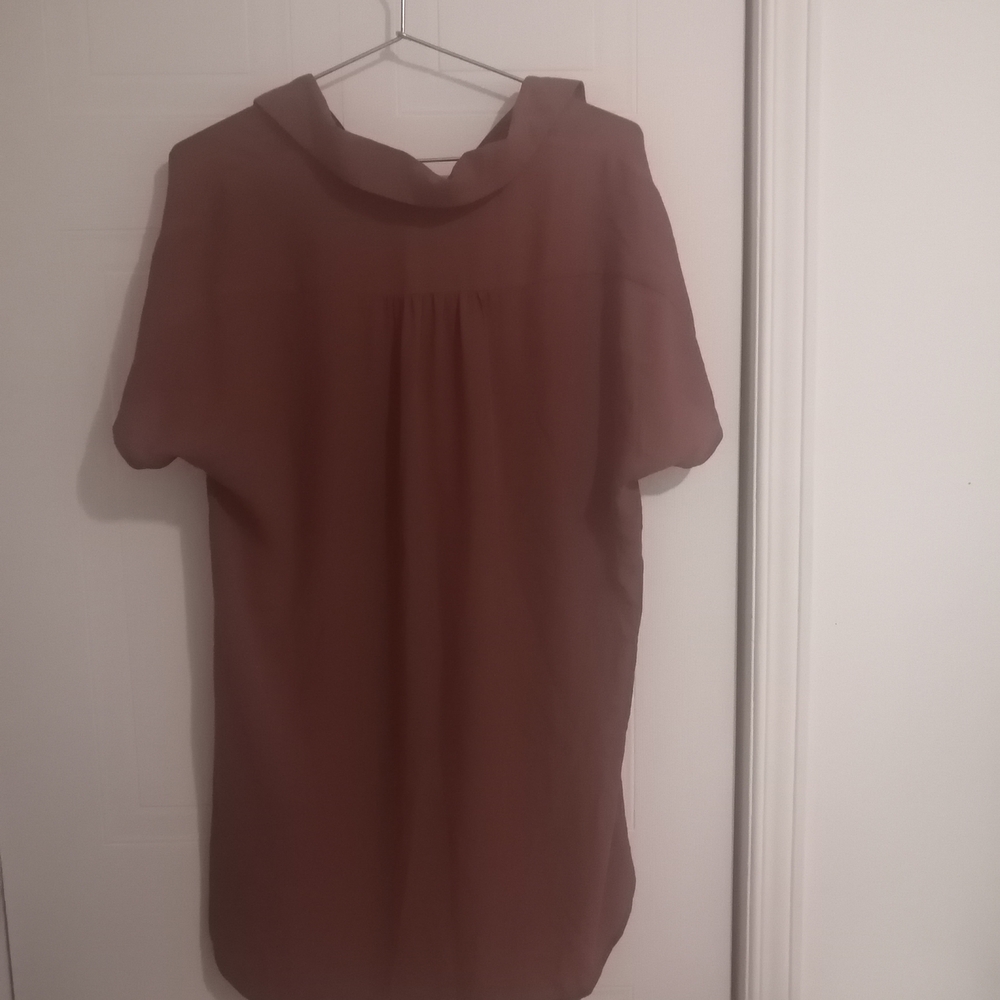 Reitmans Terracotta Short Sleeve Top